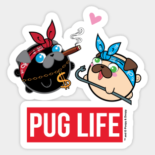 Pug Life Sticker